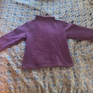 L.L. Bean Women's Cowl Neck Sweater in Rich Purple
